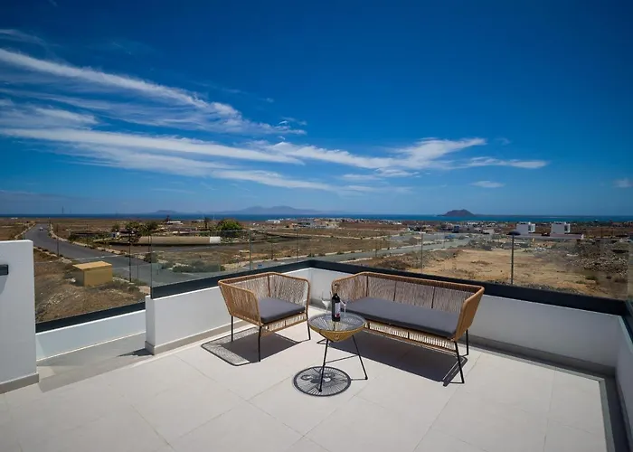 Calderas Deluxe Sea And Mountain Views And Private Pool * Corralejo